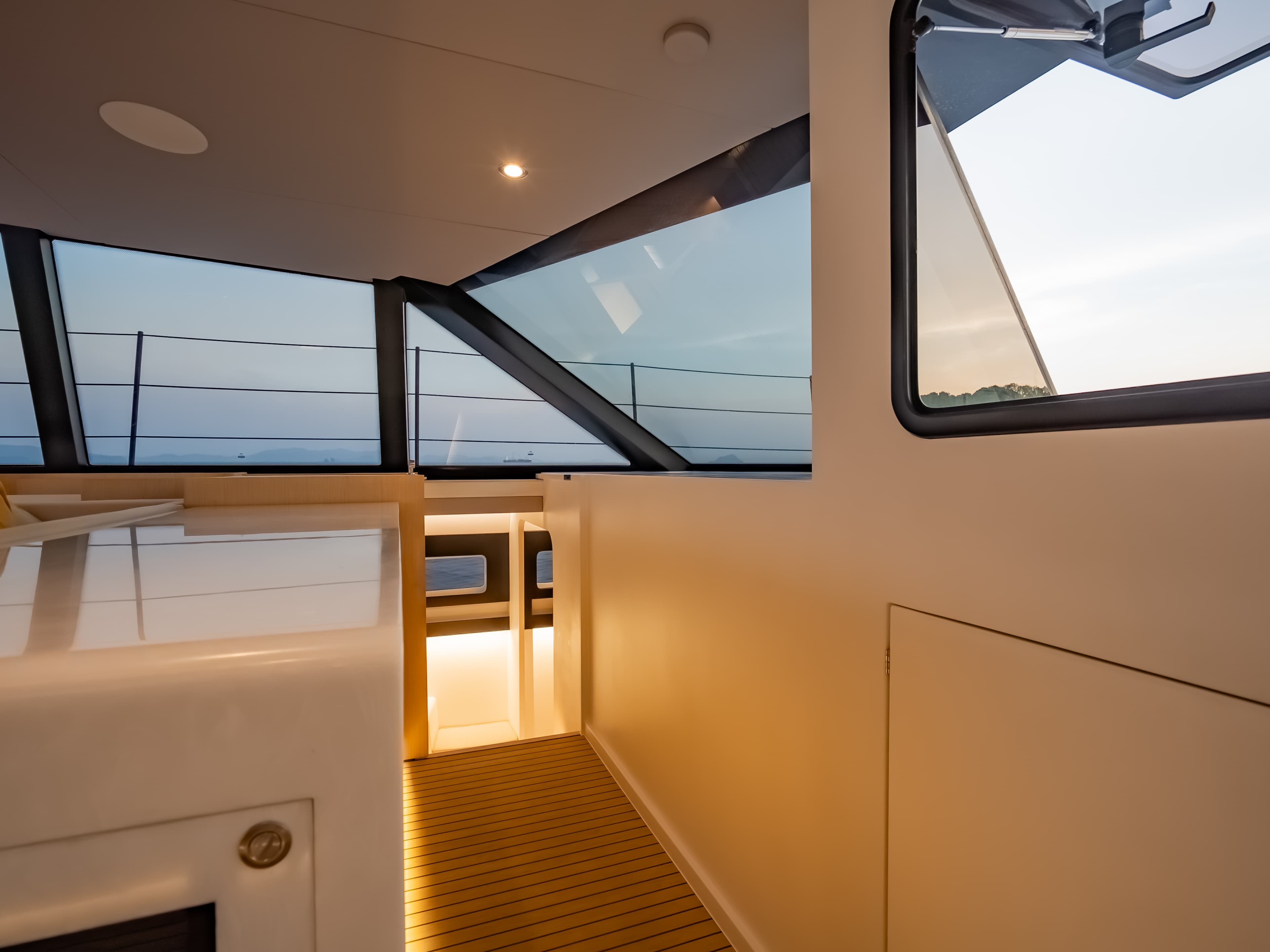 AY60 Interior Companionway and Stairwell